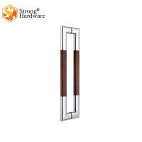 DH-054 SUS201/304 wooden pulls handle modern doors handle hardware door handle