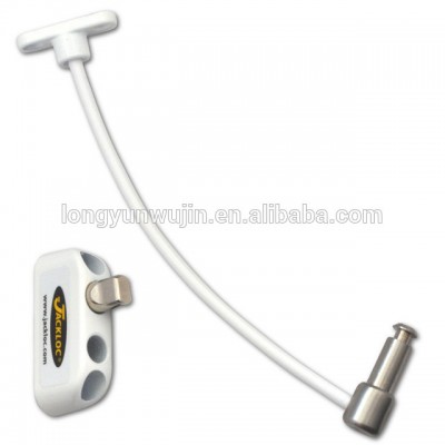 JACKLOC Push & Turn Cable Window Lock - White