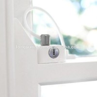 Window Cable Lock (White) - child proof your home, secure your windows