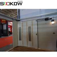 40mm thickness sandwich panel automatic horizontal side corner sliding garage doors